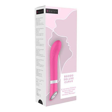 Massaggiatore Bgood Deluxe Curve con 6 funzioni, silicone morbido e impermeabile